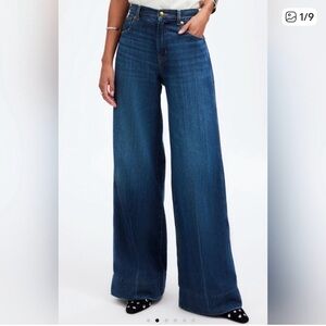 Madewell Super Wide-Leg Blue Jeans